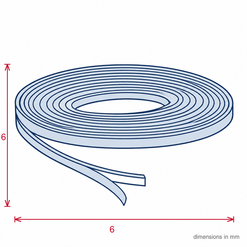 19mm Clear Double Sided Tape 1 x 100m - Pack of 1