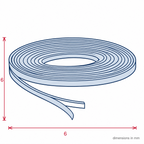 30mm Clear Double Sided Tape 1 x 100m