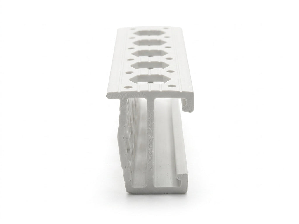 10mm Plastic Render Bellcast Bead - White - 25 x 2.5m Lengths