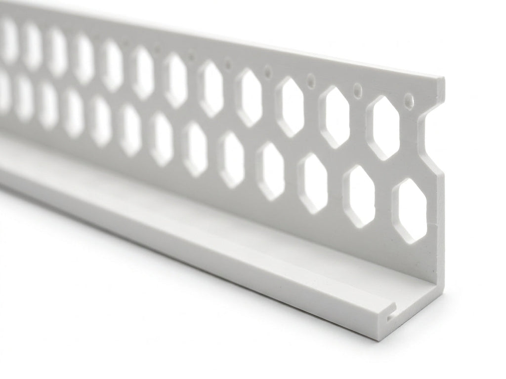 15mm Plastic Render Bellcast Bead White - 25 x 2.5m Lengths