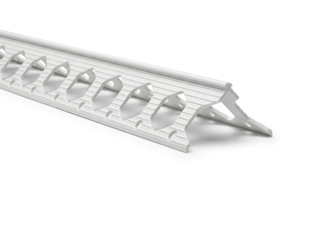 2mm Plastic Render Corner Bead White - 50 x 2.5m Lengths