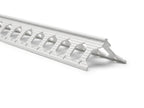 2mm Plastic Render Corner Bead White - 50 x 2.5m Lengths