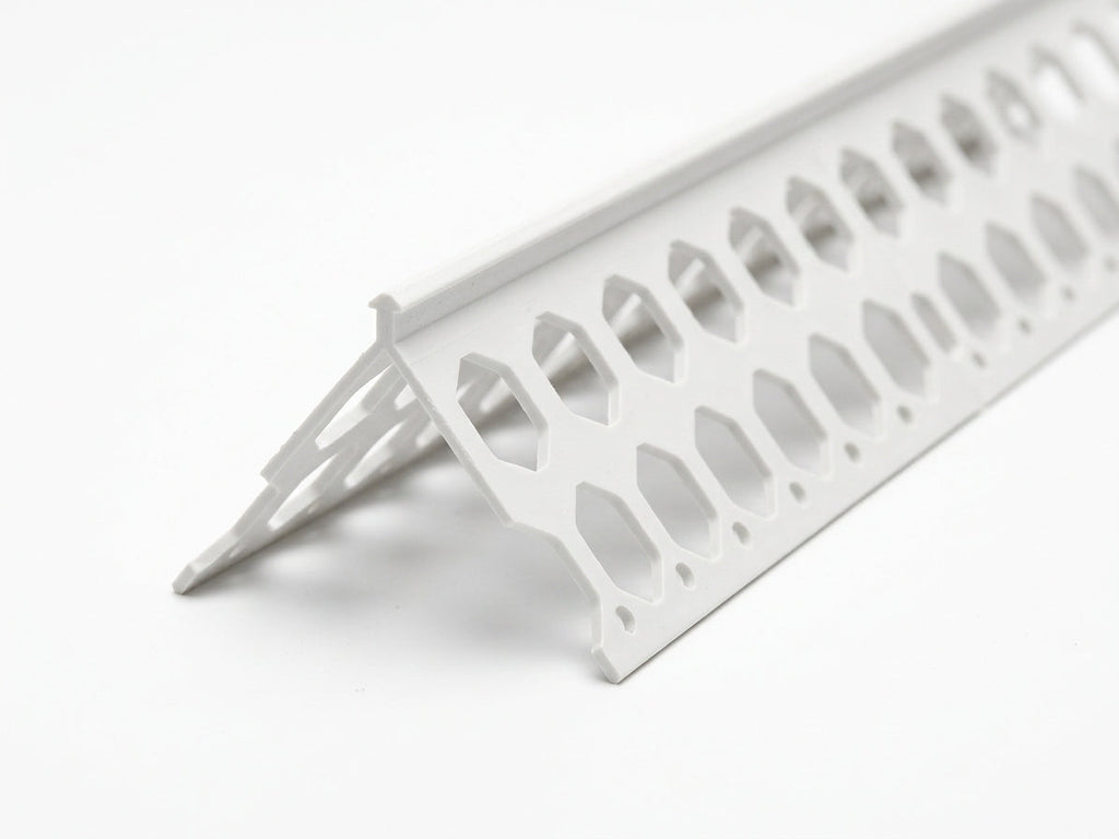 4mm Plastic Render Corner Bead White - 25 x 2.5m Lengths