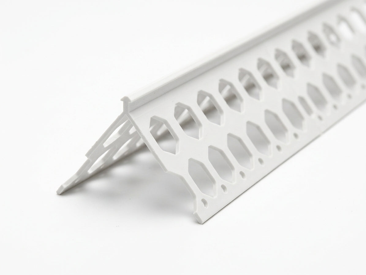 4mm Plastic Render Corner Bead White - 25 x 2.5m Lengths