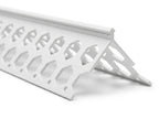 6mm Plastic Render Corner Bead White - 25 x 2.5m Lengths