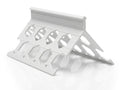 10mm Plastic Render Corner Bead White - 25 x 2.5m Lengths