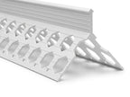15mm Plastic Render Corner Bead White - 25 x 2.5m Lengths