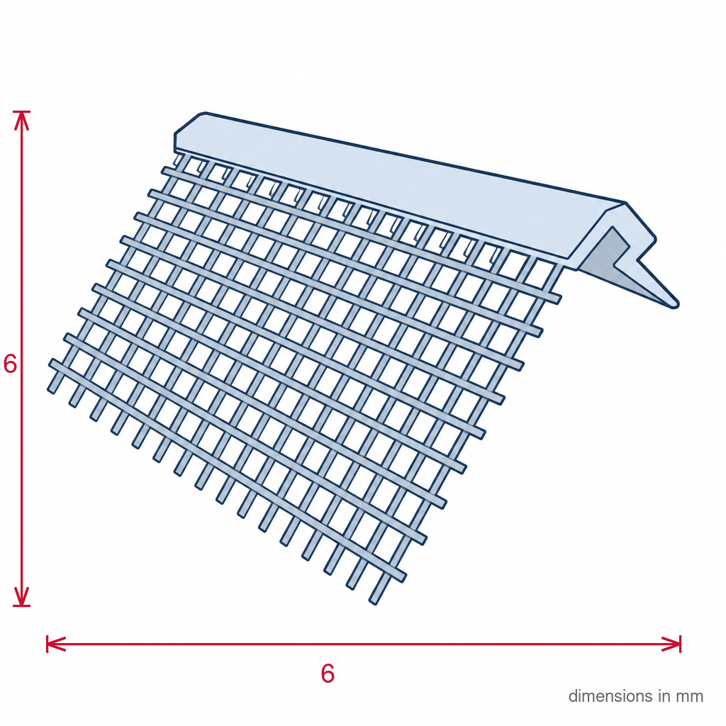6mm Plastic EWI Reveal Bead 1 x 200 - Pack of 200