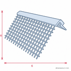 6mm Plastic EWI Reveal Bead 1 x 200 - Pack of 200