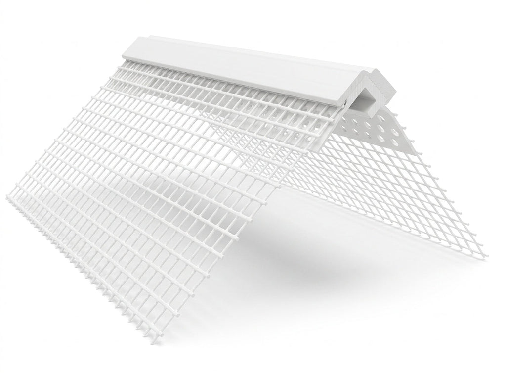6mm Plastic EWI Reveal Bead 100mm Mesh White - 30 x 2.5m Lengths