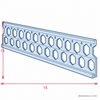 6mm Plastic Render Stop Bead - White - 25 x 2.5m Lengths