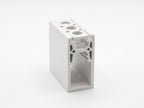Plastic Stop Bead - 15mm x 10mm White, Pack of 25, 2.5m Each