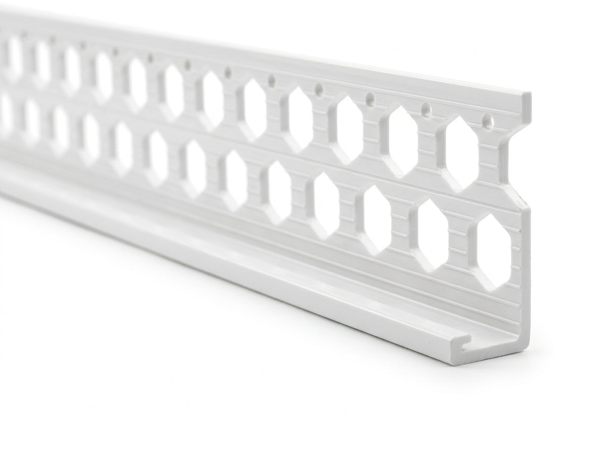 15mm Plastic Render Stop Bead White - 25 x 2.5m Lengths