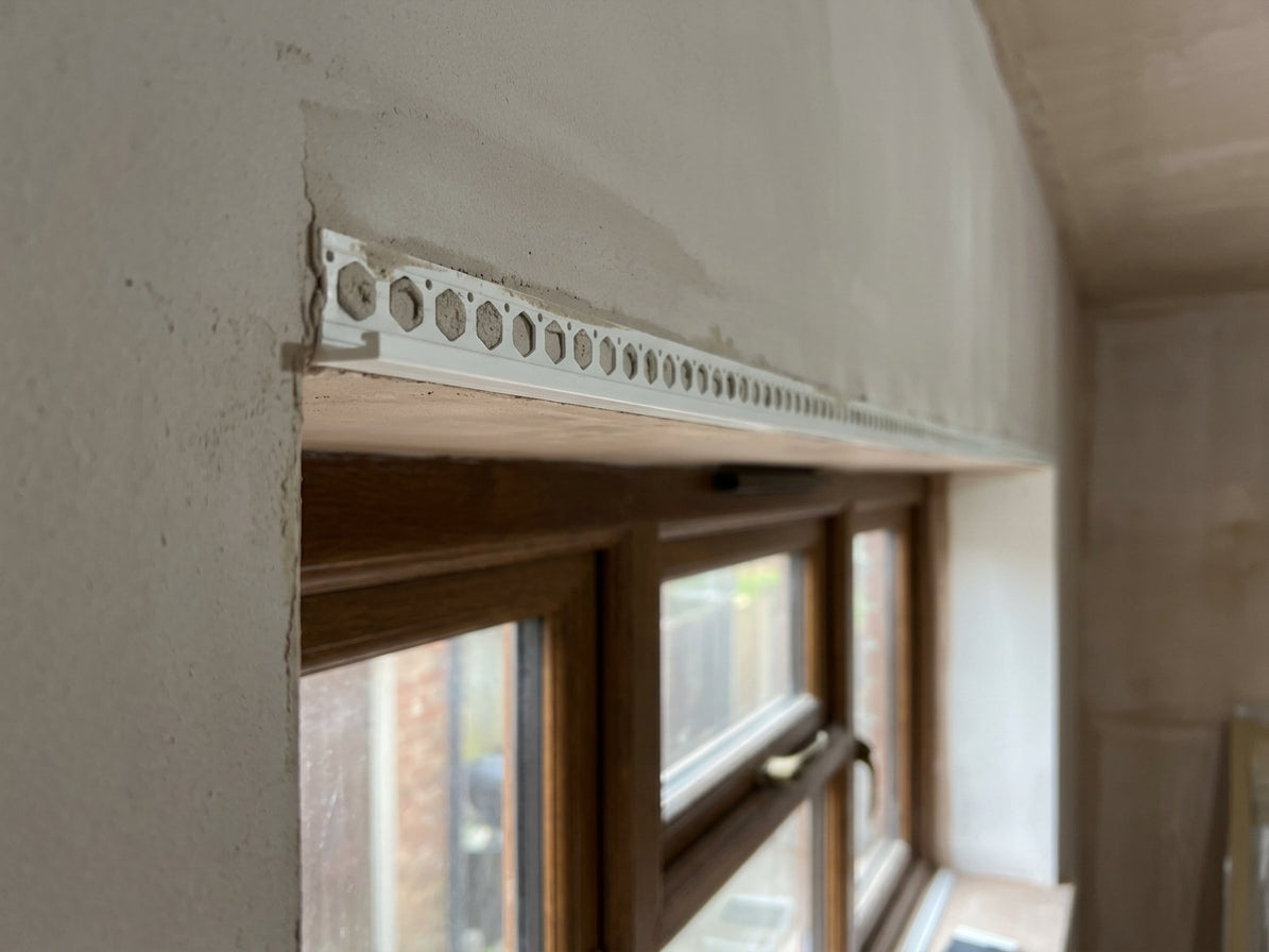 15mm Plastic Render Stop Bead White - 25 x 2.5m Lengths