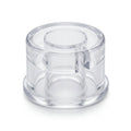 Clear Medium Round Flat 10 x 10 - Pack of 10