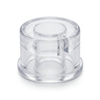 Clear Medium Round Flat 10 x 10 - Pack of 10
