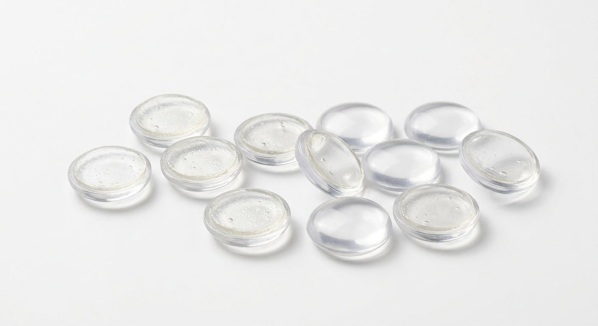 Clear Adhesive Feet Mixed Starter Pack - Pack of 6