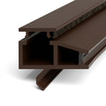 Rigid PVC Channel Nut Brown - 10 x 1.22m Lengths