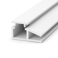 Rigid PVC Channel White - 10 x 1.22m Lengths