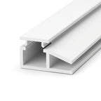 Rigid PVC Channel White - 10 x 1.22m Lengths