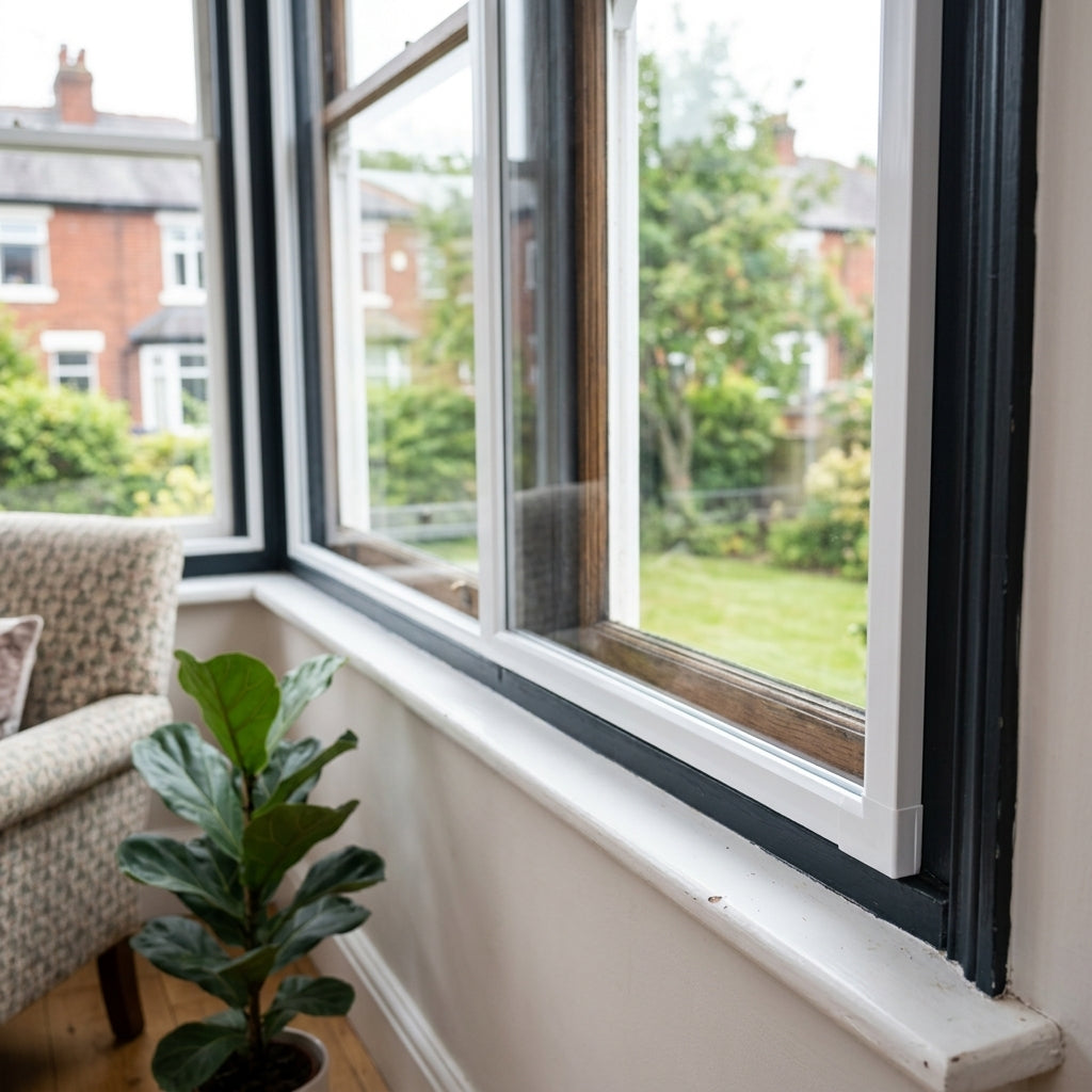 Rigid PVC Channel White - 10 x 2.44m Lengths