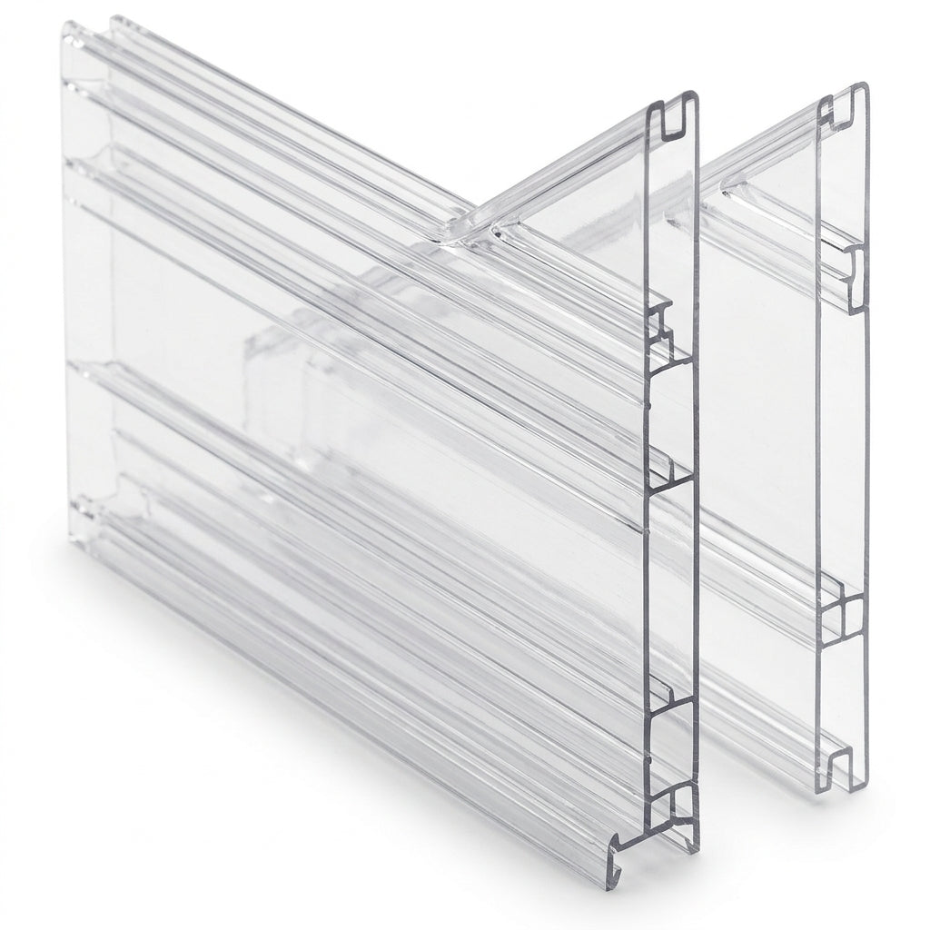 2mm Greenhouse Panes 608 x 608mm Clear - Pack of 4