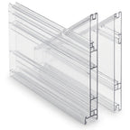 2mm Greenhouse Panes 608 x 608mm Clear - Pack of 4