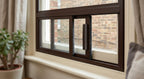 Nut Brown Sliding Secondary Glazing Kit - 3 x 1m Lengths