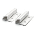 White PVC Tile Trim 6mm - Pack of 5, 2.44m Each