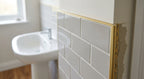Tile Edge Trim, 6mm Matte Gold – Pack of 5, 2.44m Each