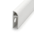 Ivory Plastic Tile Trim - 8mm x Pack of 5, Each 2.44m Long