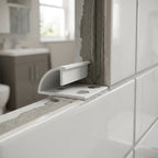 Champagne Plastic Tile Trim 8mm - Pack of 5, 2.44m Each
