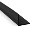 Black PVC Angle Trim - 19mm x 25 x 2.44m Lengths