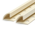 6mm Plastic Tile Edge Soft Cream - 25 x 2.44m Lengths